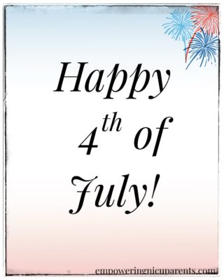 Happy 4th of July!!! 🎆 

Thank you to the care team members who are working over the holiday weekend. 

To all the NICU and pediatric families who are spending their holiday in the hospital…we are thinking of you. ❤️🤍💙

#4thofjuly🇺🇸🇺🇸 #america250 #independenceday #nicuparents #nicunurse